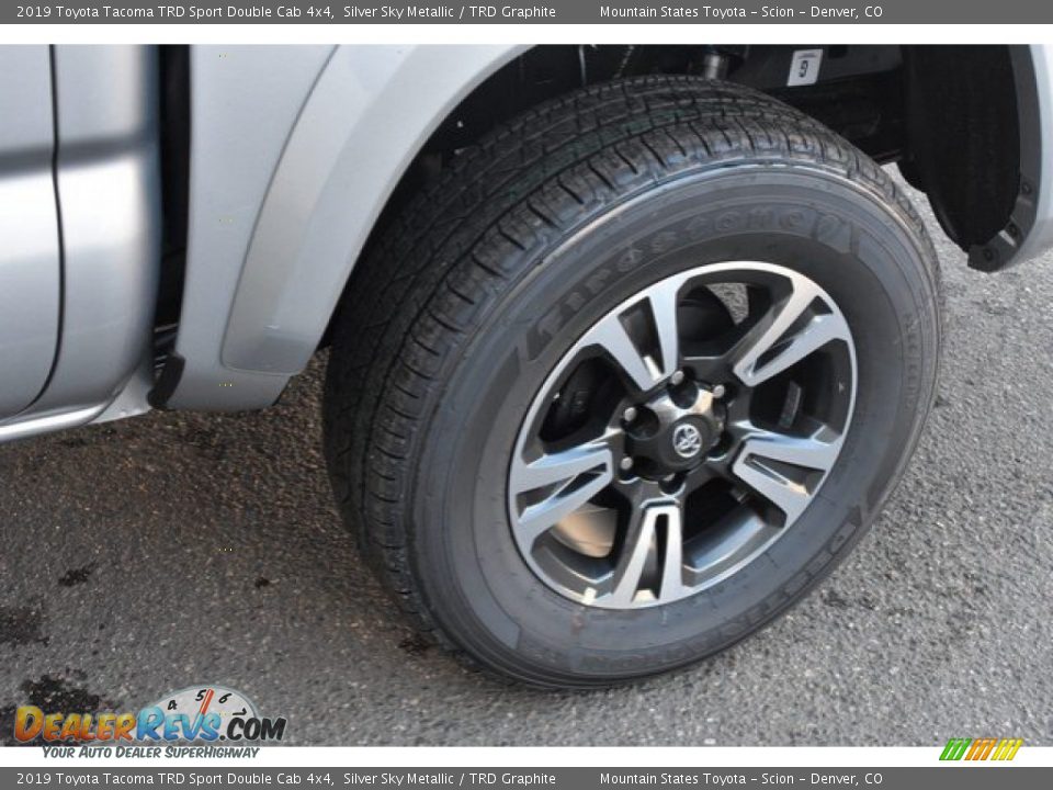 2019 Toyota Tacoma TRD Sport Double Cab 4x4 Silver Sky Metallic / TRD Graphite Photo #33
