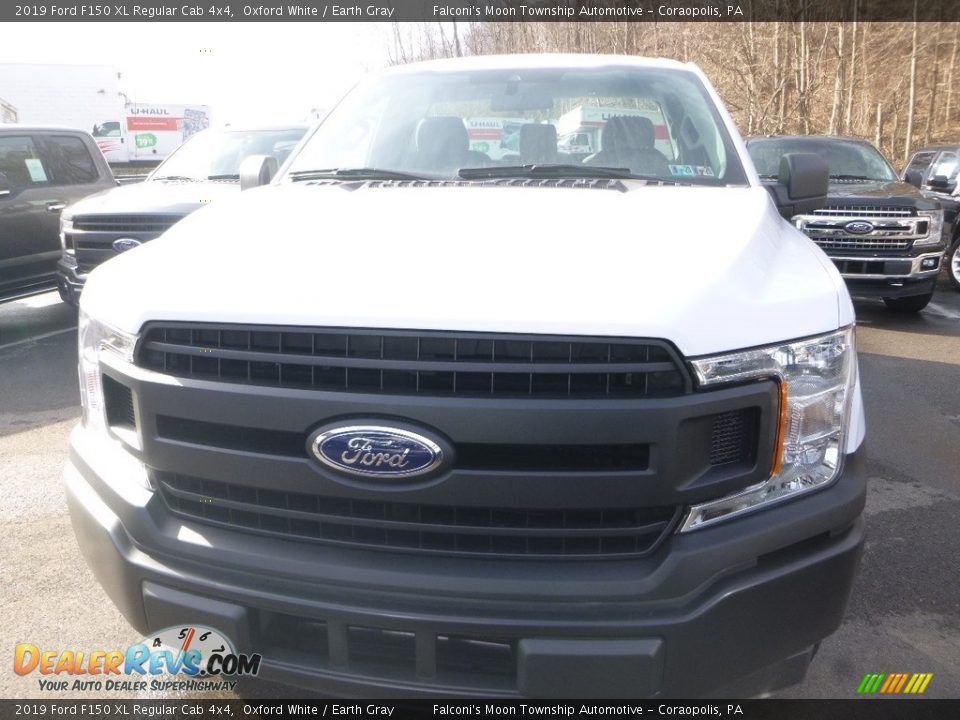 2019 Ford F150 XL Regular Cab 4x4 Oxford White / Earth Gray Photo #8