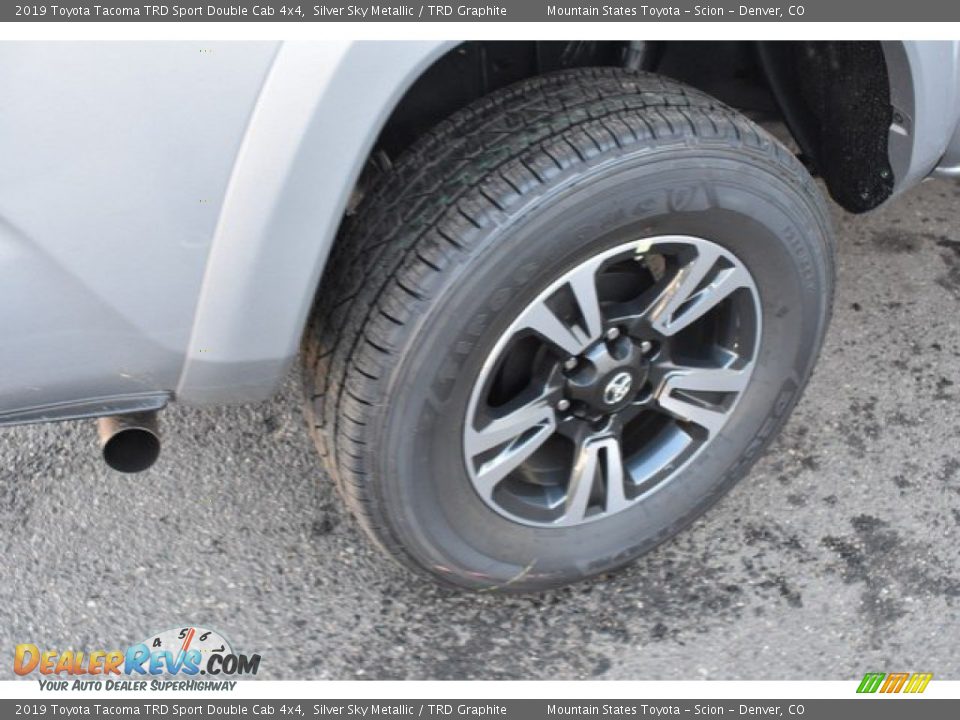 2019 Toyota Tacoma TRD Sport Double Cab 4x4 Silver Sky Metallic / TRD Graphite Photo #34