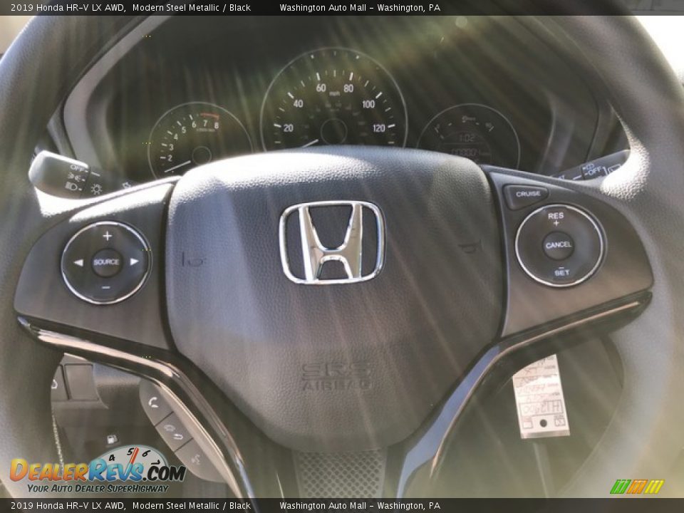 2019 Honda HR-V LX AWD Modern Steel Metallic / Black Photo #19