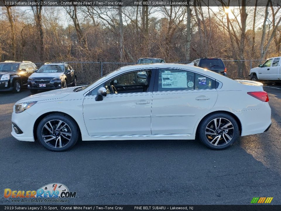 2019 Subaru Legacy 2.5i Sport Crystal White Pearl / Two-Tone Gray Photo #3