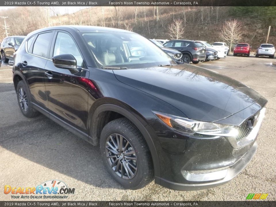 2019 Mazda CX-5 Touring AWD Jet Black Mica / Black Photo #3
