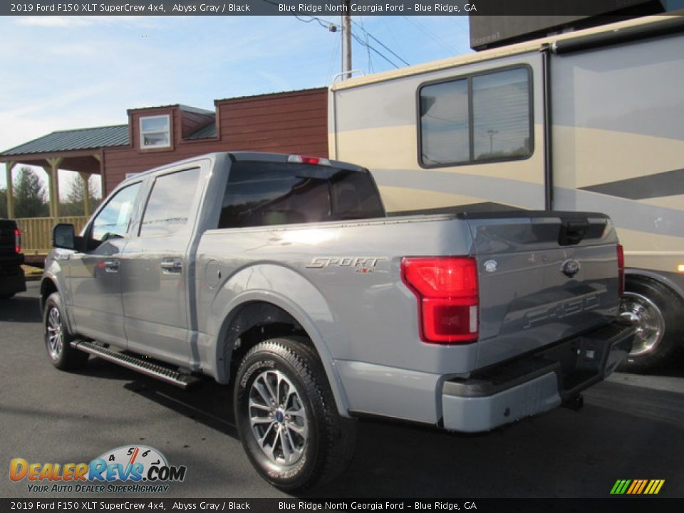 2019 Ford F150 XLT SuperCrew 4x4 Abyss Gray / Black Photo #3
