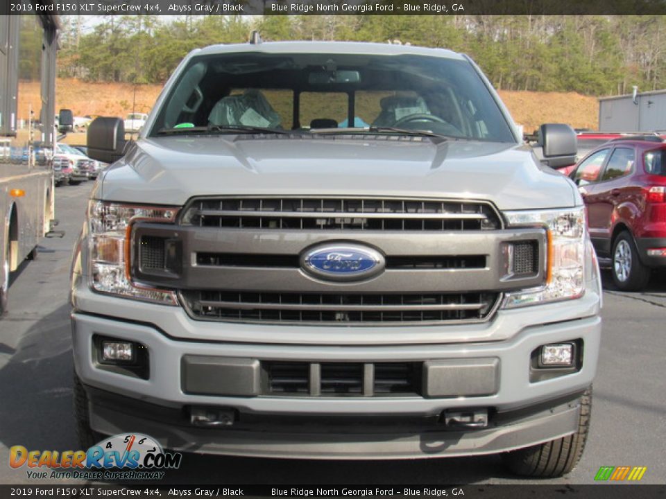 2019 Ford F150 XLT SuperCrew 4x4 Abyss Gray / Black Photo #8