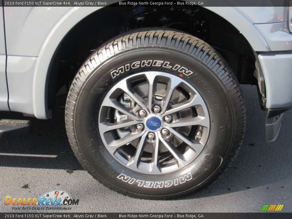 2019 Ford F150 XLT SuperCrew 4x4 Abyss Gray / Black Photo #9