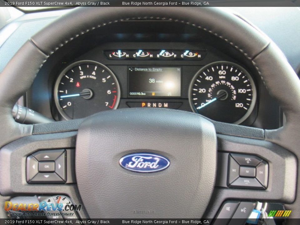 2019 Ford F150 XLT SuperCrew 4x4 Abyss Gray / Black Photo #14