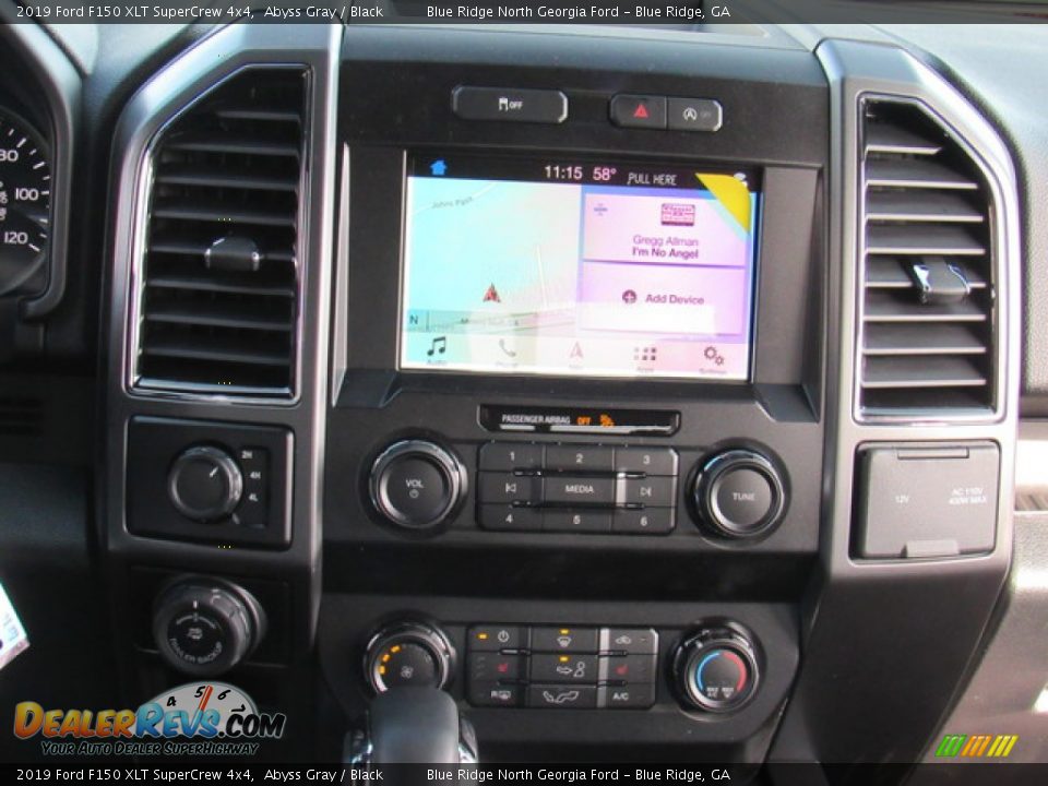 2019 Ford F150 XLT SuperCrew 4x4 Abyss Gray / Black Photo #15