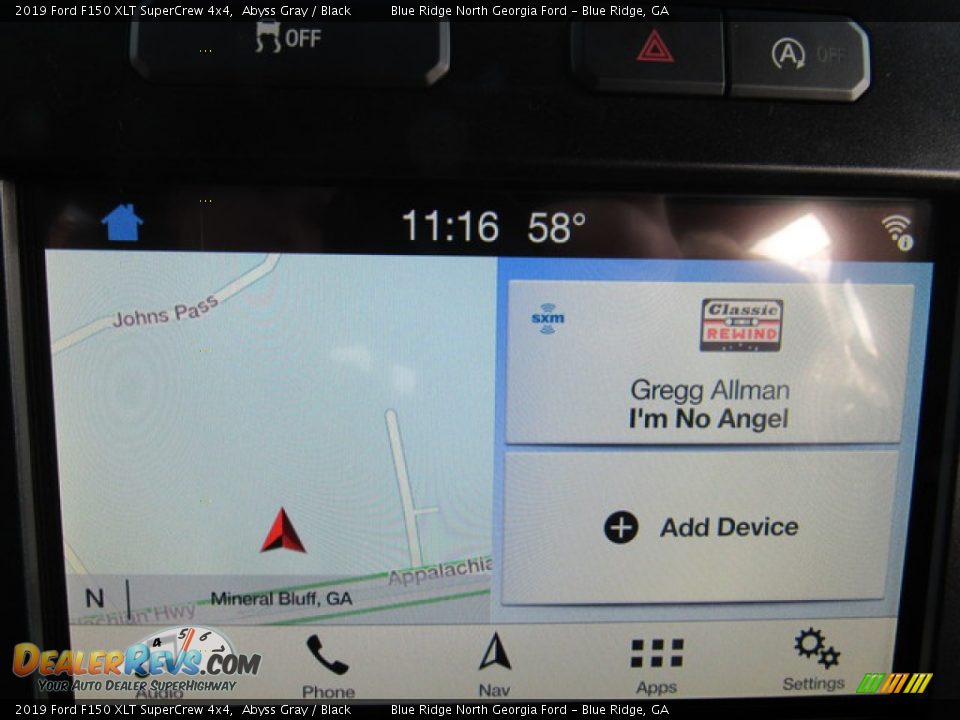 2019 Ford F150 XLT SuperCrew 4x4 Abyss Gray / Black Photo #16