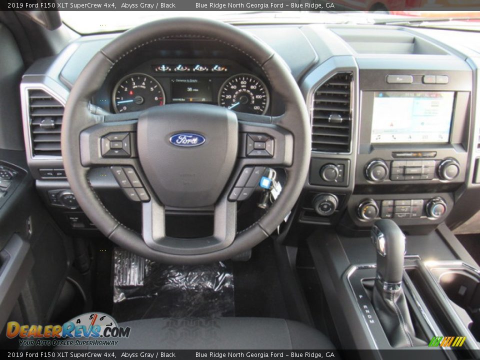 2019 Ford F150 XLT SuperCrew 4x4 Abyss Gray / Black Photo #26