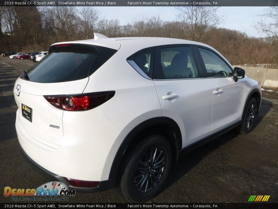 2019 Mazda CX-5 Sport AWD Snowflake White Pearl Mica / Black Photo #2