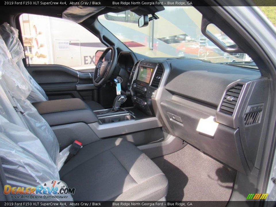 2019 Ford F150 XLT SuperCrew 4x4 Abyss Gray / Black Photo #32