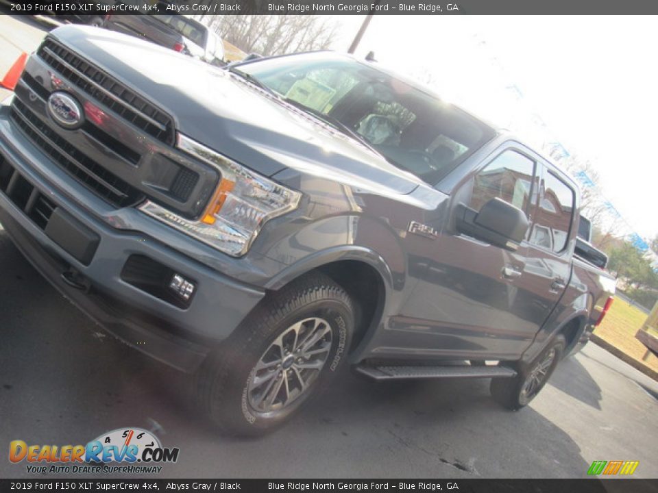 2019 Ford F150 XLT SuperCrew 4x4 Abyss Gray / Black Photo #34