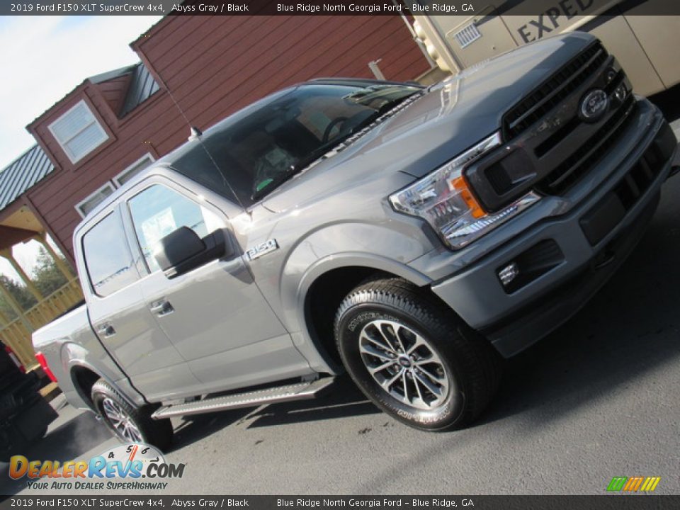 2019 Ford F150 XLT SuperCrew 4x4 Abyss Gray / Black Photo #35