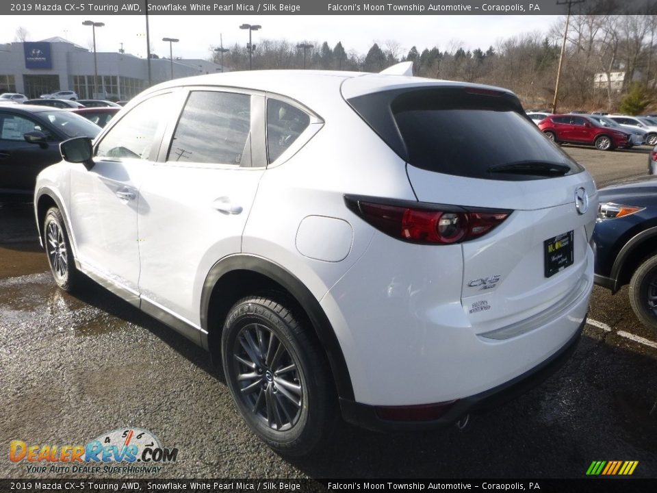 2019 Mazda CX-5 Touring AWD Snowflake White Pearl Mica / Silk Beige Photo #6