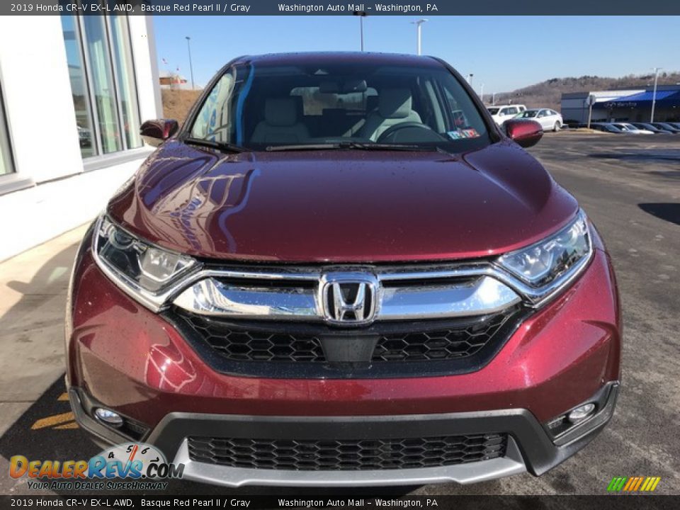2019 Honda CR-V EX-L AWD Basque Red Pearl II / Gray Photo #4