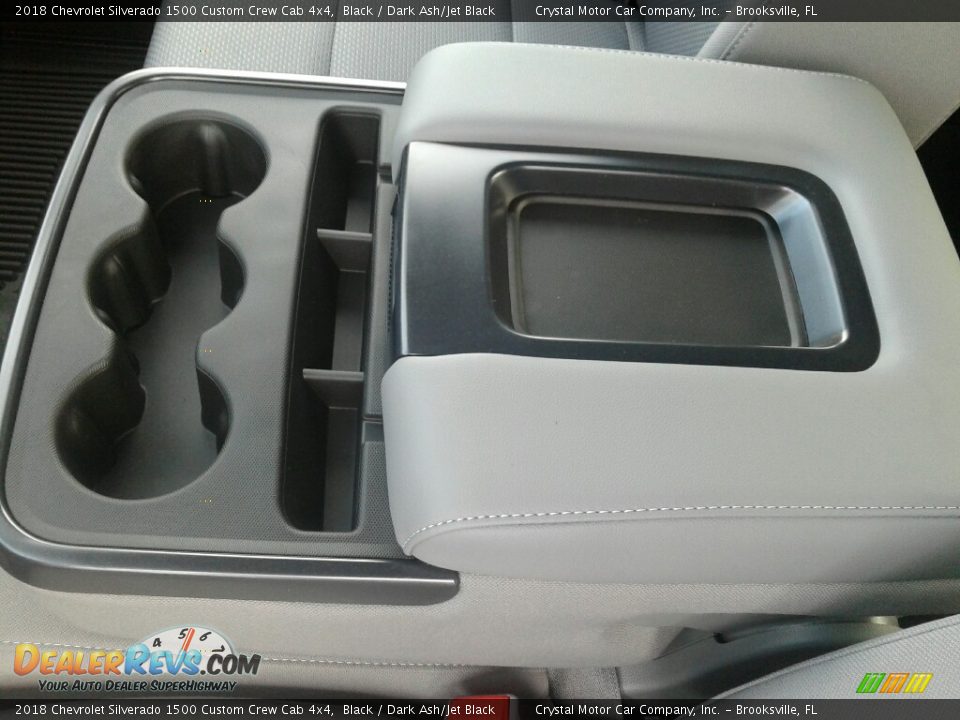2018 Chevrolet Silverado 1500 Custom Crew Cab 4x4 Black / Dark Ash/Jet Black Photo #18