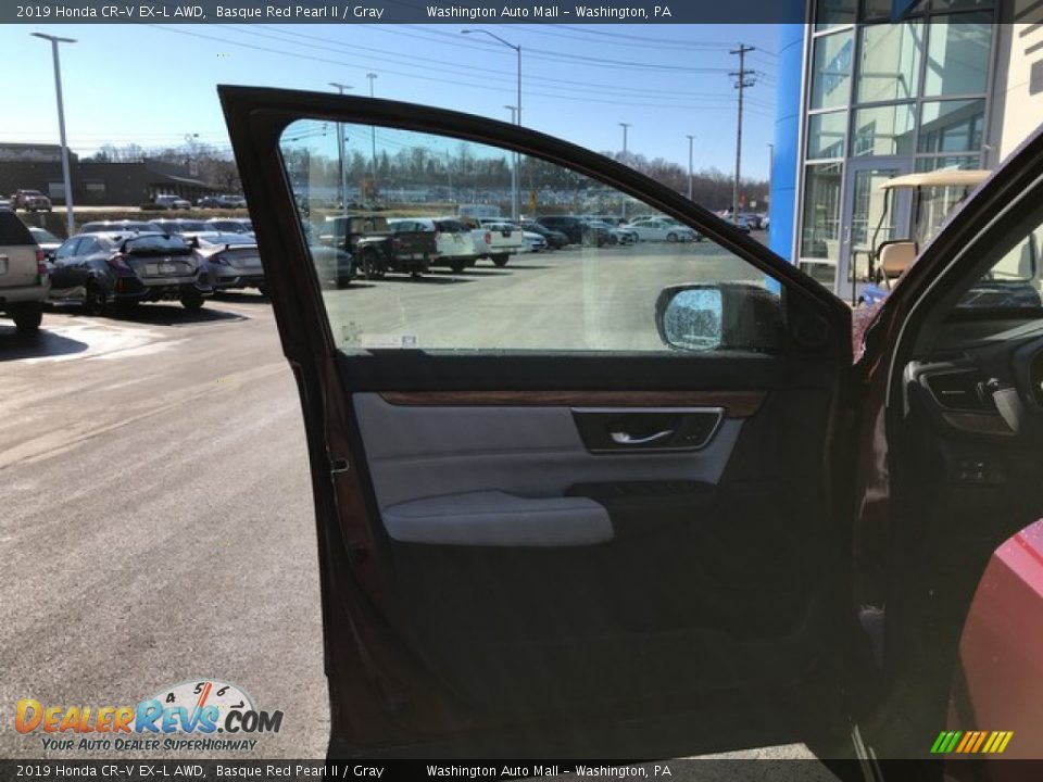 2019 Honda CR-V EX-L AWD Basque Red Pearl II / Gray Photo #13