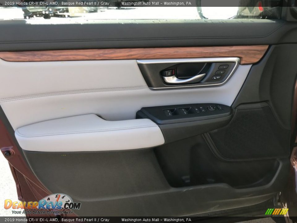 2019 Honda CR-V EX-L AWD Basque Red Pearl II / Gray Photo #14