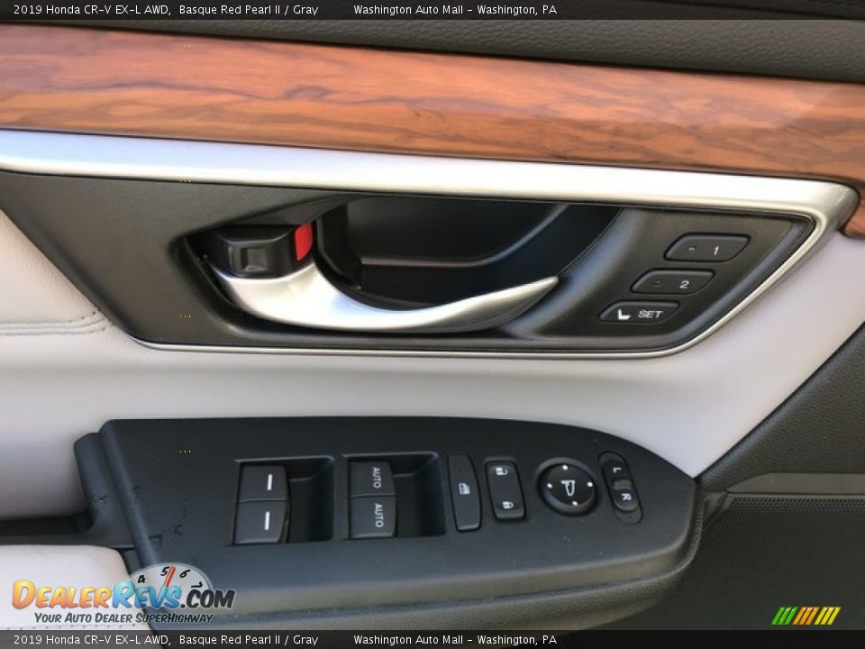 2019 Honda CR-V EX-L AWD Basque Red Pearl II / Gray Photo #15