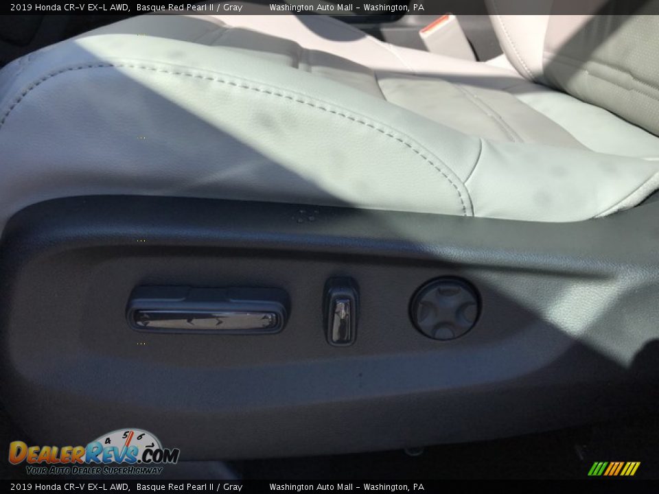 2019 Honda CR-V EX-L AWD Basque Red Pearl II / Gray Photo #16