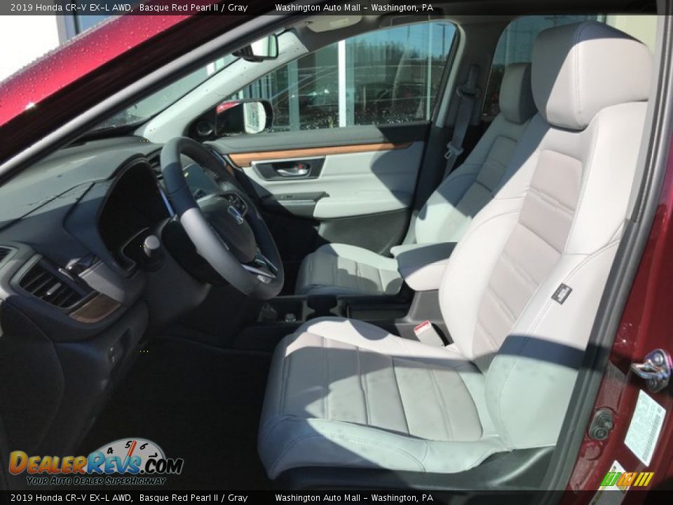 2019 Honda CR-V EX-L AWD Basque Red Pearl II / Gray Photo #17