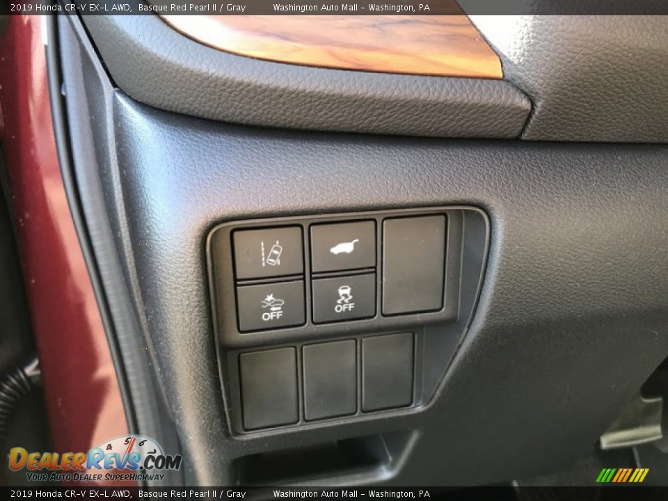 2019 Honda CR-V EX-L AWD Basque Red Pearl II / Gray Photo #18