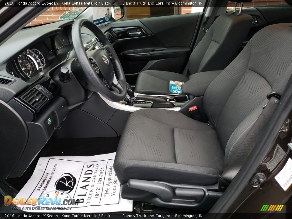 2016 Honda Accord LX Sedan Kona Coffee Metallic / Black Photo #6