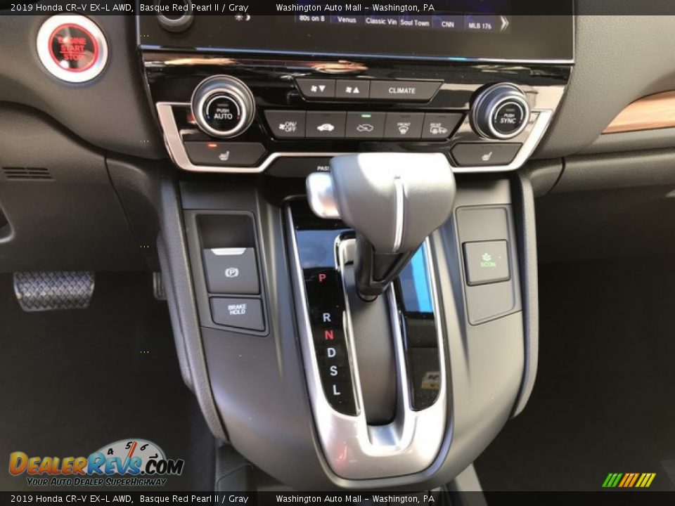 2019 Honda CR-V EX-L AWD Basque Red Pearl II / Gray Photo #22