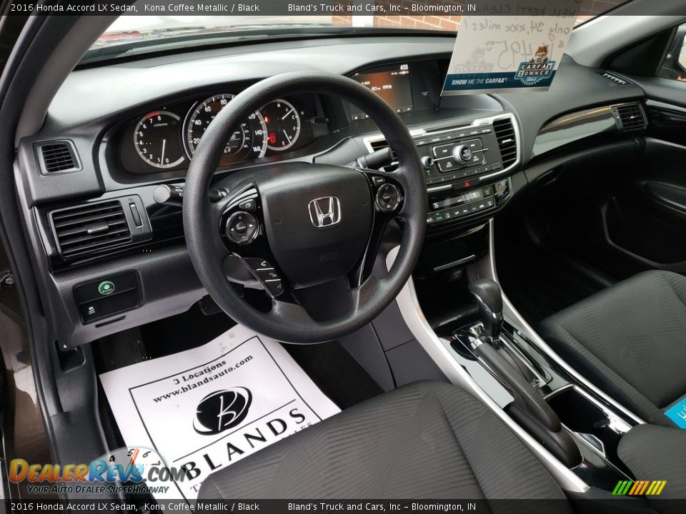 2016 Honda Accord LX Sedan Kona Coffee Metallic / Black Photo #8