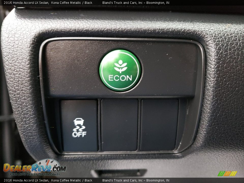 2016 Honda Accord LX Sedan Kona Coffee Metallic / Black Photo #9