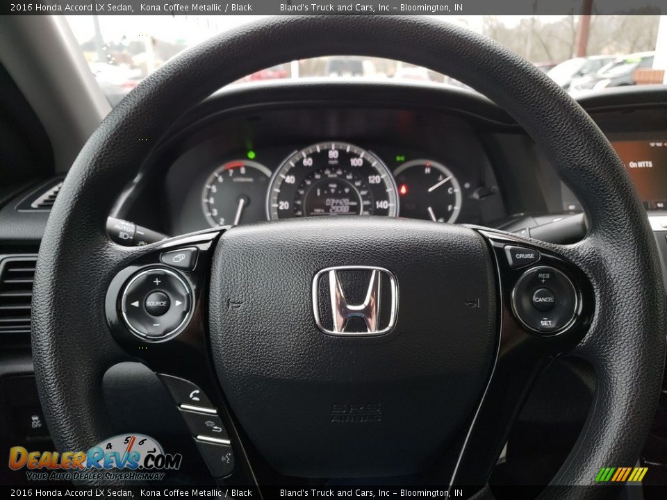 2016 Honda Accord LX Sedan Kona Coffee Metallic / Black Photo #10