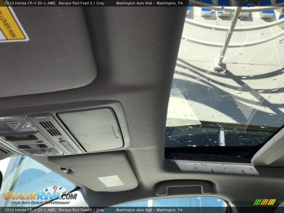 2019 Honda CR-V EX-L AWD Basque Red Pearl II / Gray Photo #27