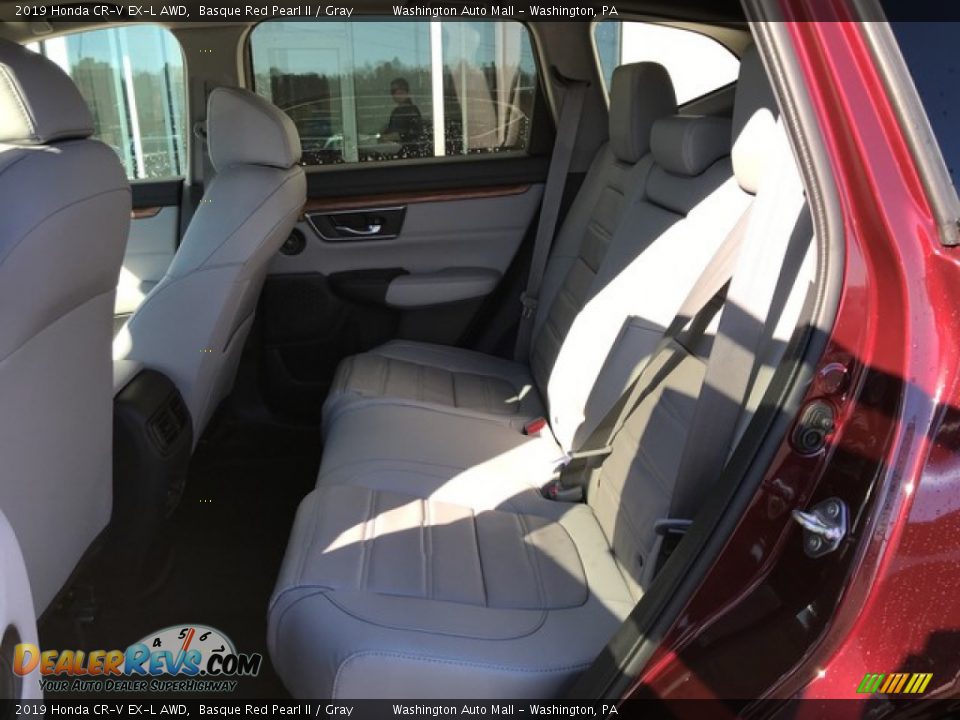 2019 Honda CR-V EX-L AWD Basque Red Pearl II / Gray Photo #28