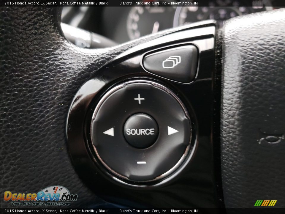 2016 Honda Accord LX Sedan Kona Coffee Metallic / Black Photo #12