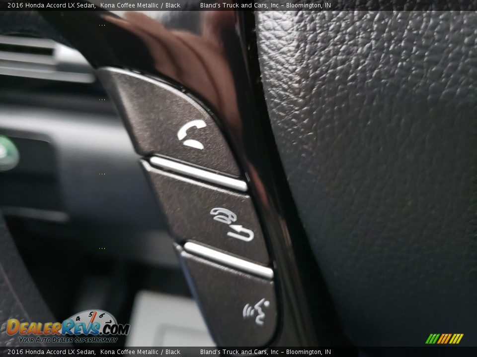 2016 Honda Accord LX Sedan Kona Coffee Metallic / Black Photo #14