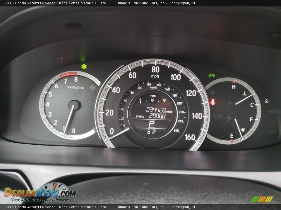 2016 Honda Accord LX Sedan Kona Coffee Metallic / Black Photo #15