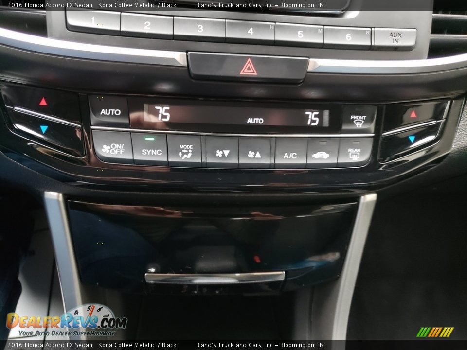 2016 Honda Accord LX Sedan Kona Coffee Metallic / Black Photo #22