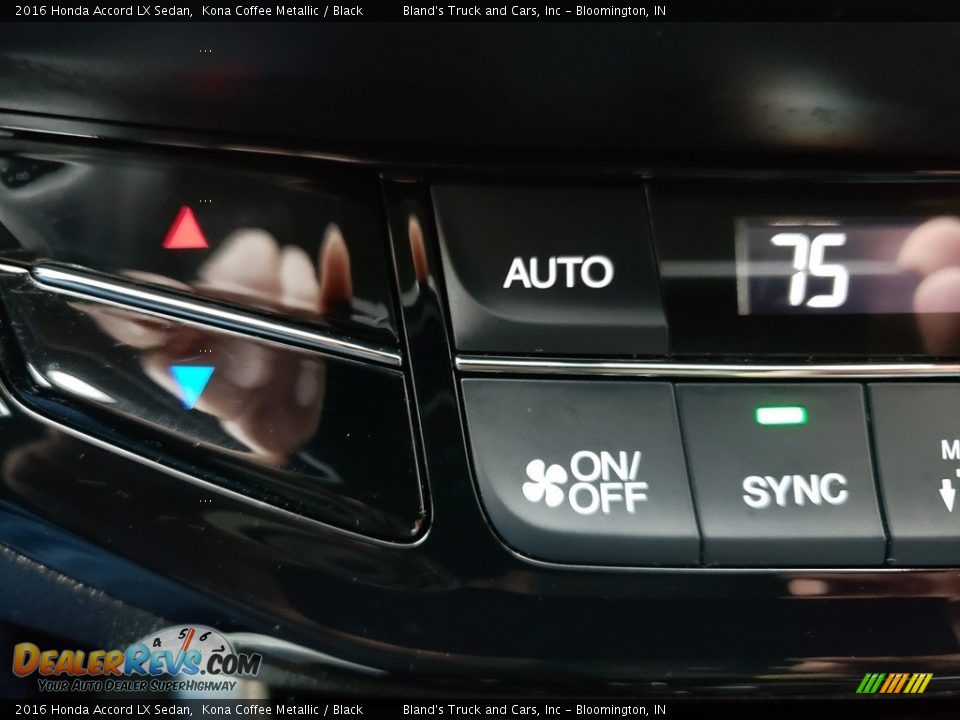 2016 Honda Accord LX Sedan Kona Coffee Metallic / Black Photo #23
