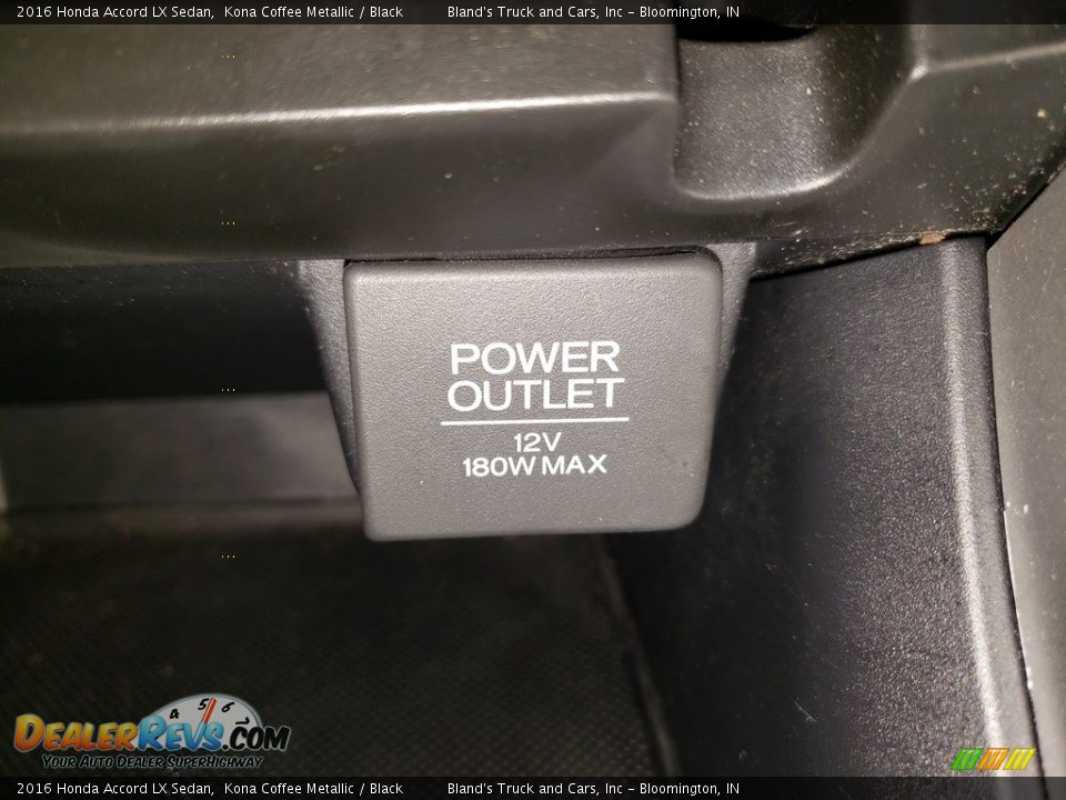 2016 Honda Accord LX Sedan Kona Coffee Metallic / Black Photo #26
