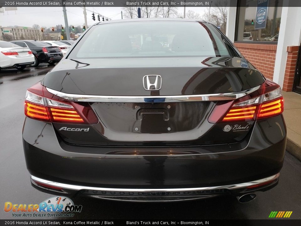 2016 Honda Accord LX Sedan Kona Coffee Metallic / Black Photo #34