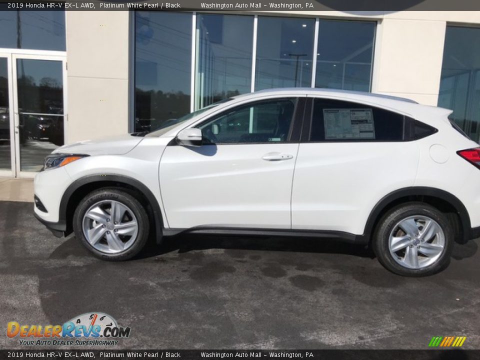 2019 Honda HR-V EX-L AWD Platinum White Pearl / Black Photo #2
