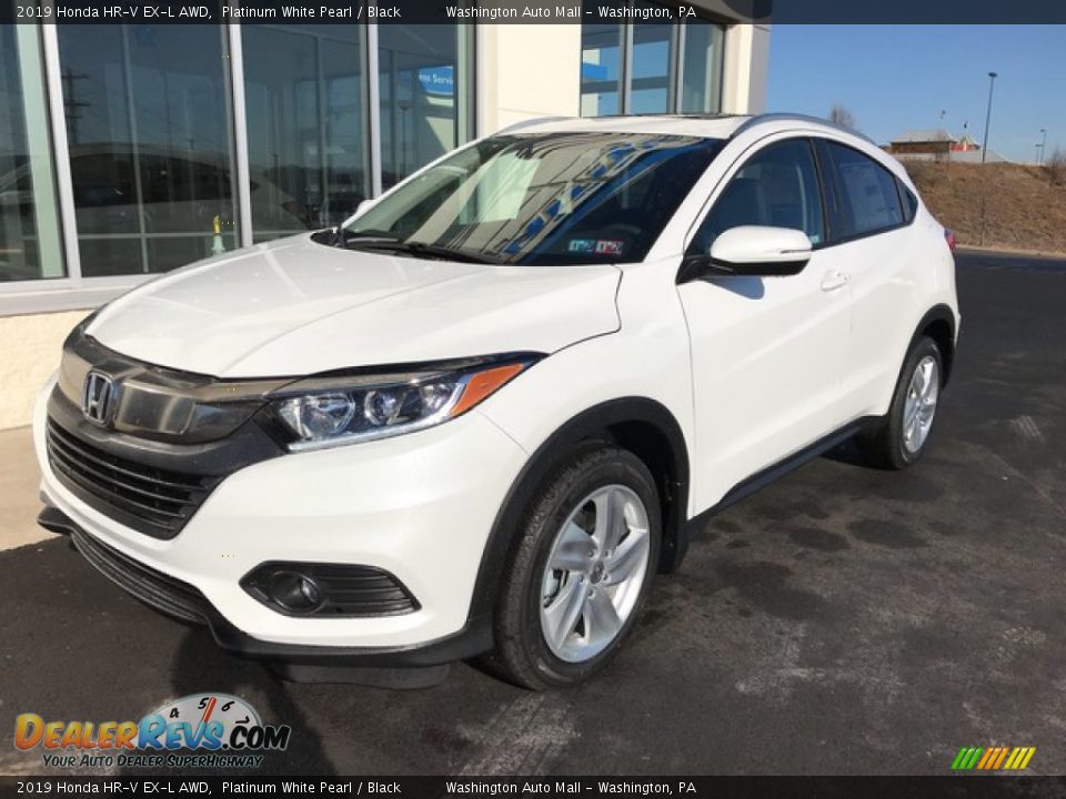 2019 Honda HR-V EX-L AWD Platinum White Pearl / Black Photo #3