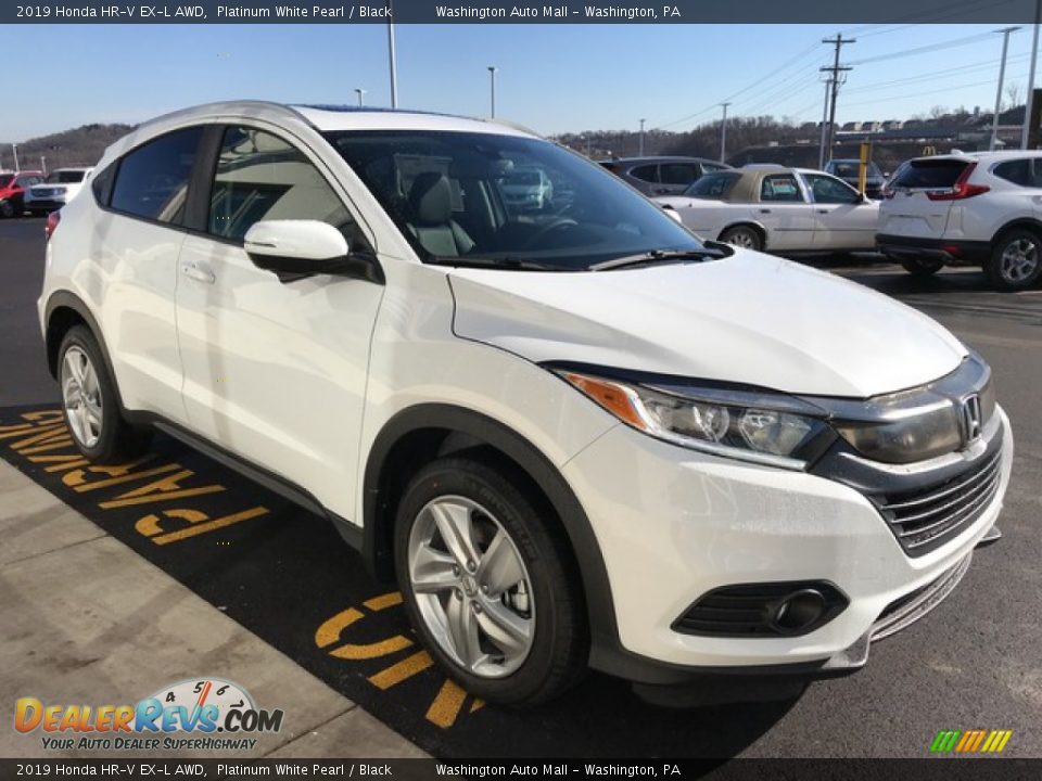 2019 Honda HR-V EX-L AWD Platinum White Pearl / Black Photo #5