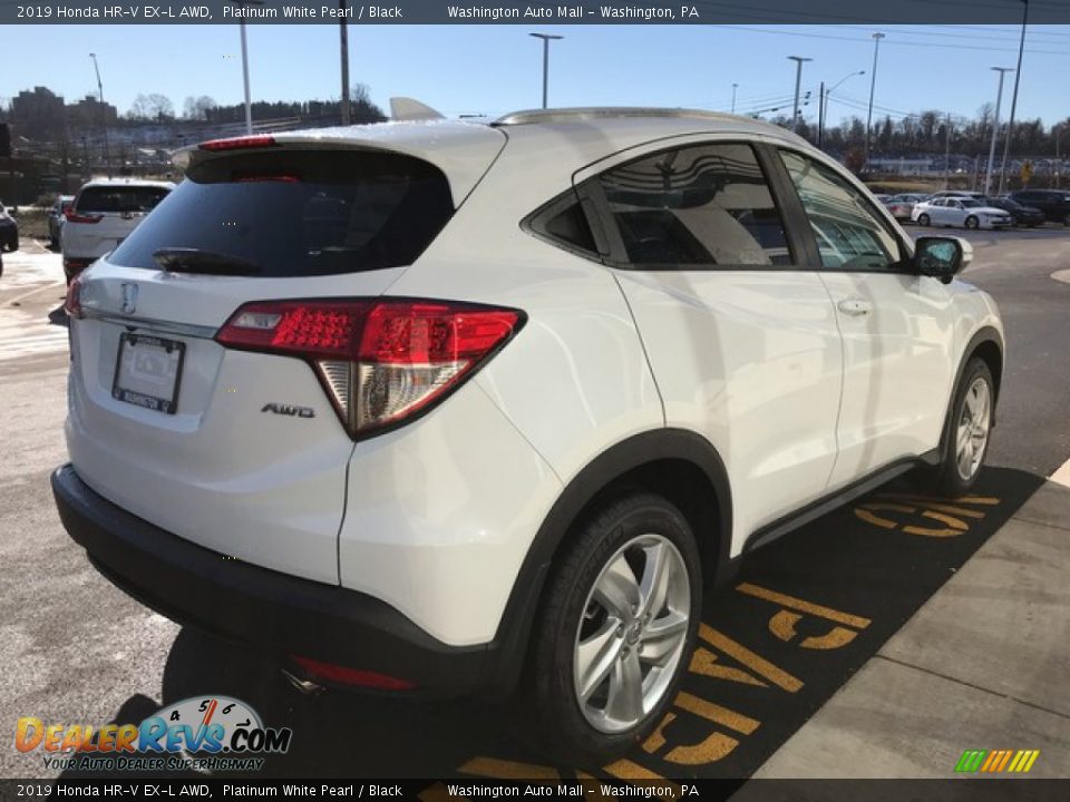 2019 Honda HR-V EX-L AWD Platinum White Pearl / Black Photo #6