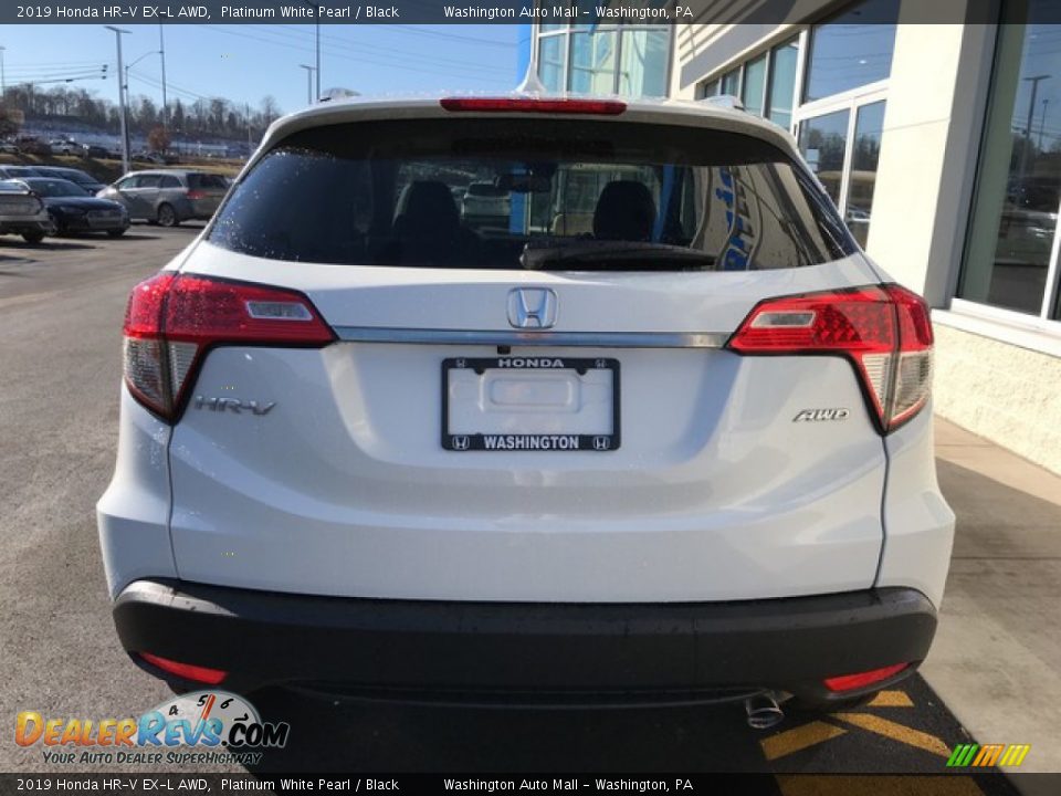 2019 Honda HR-V EX-L AWD Platinum White Pearl / Black Photo #7