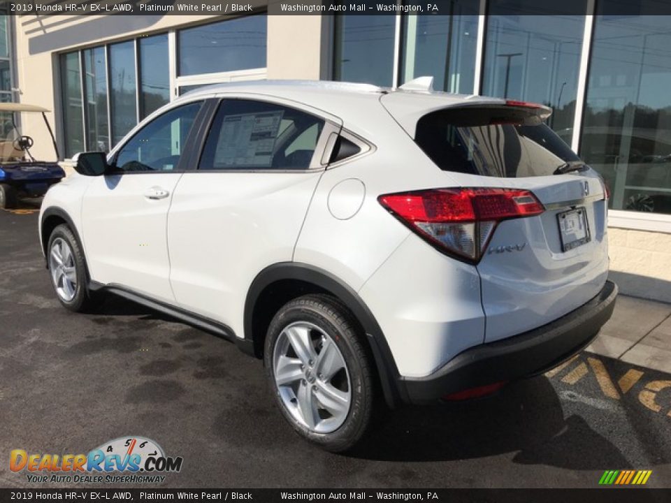 2019 Honda HR-V EX-L AWD Platinum White Pearl / Black Photo #8