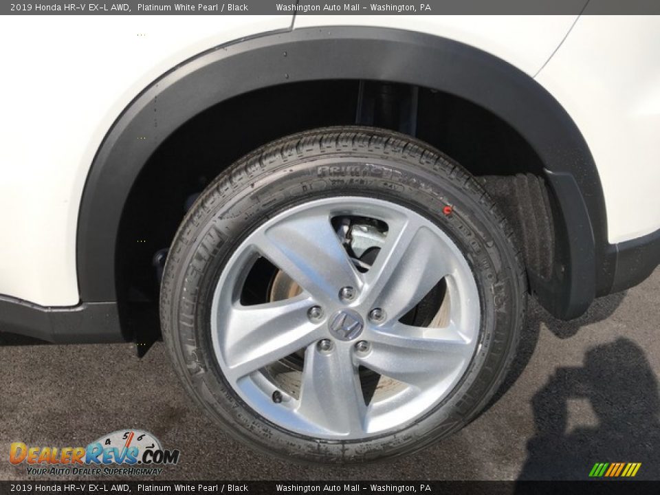 2019 Honda HR-V EX-L AWD Platinum White Pearl / Black Photo #10