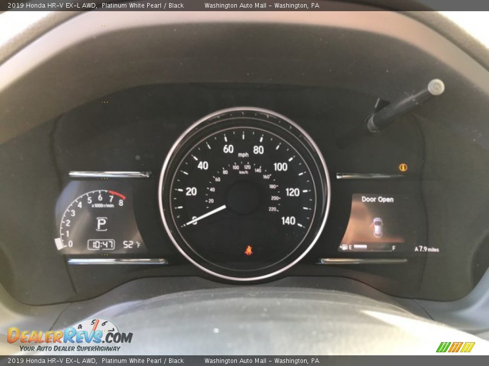 2019 Honda HR-V EX-L AWD Platinum White Pearl / Black Photo #19