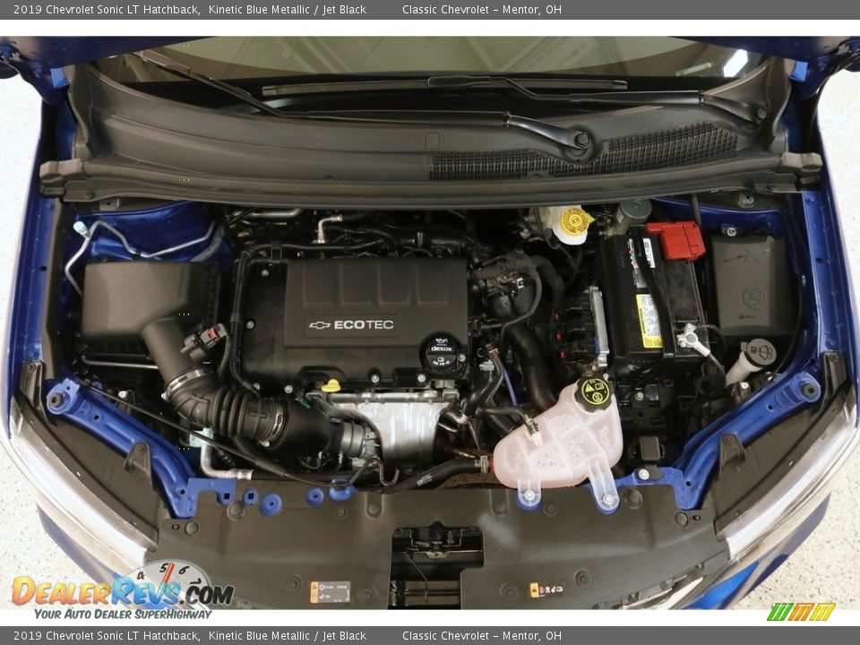2019 Chevrolet Sonic LT Hatchback Kinetic Blue Metallic / Jet Black Photo #19
