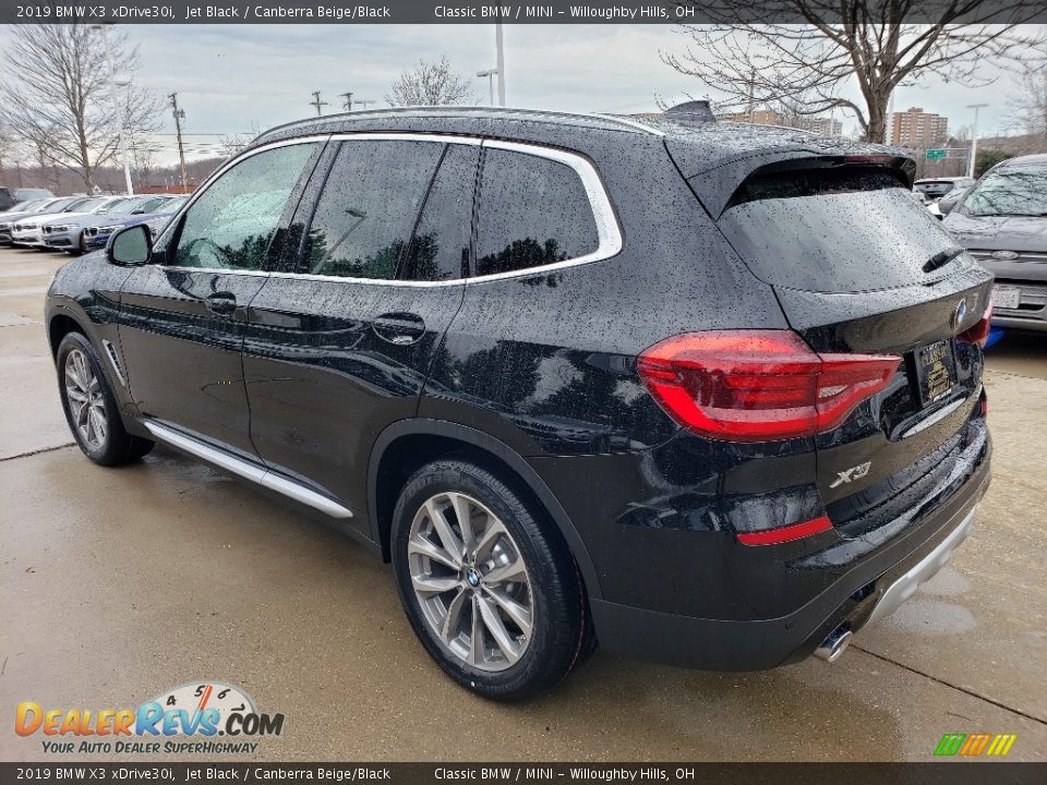 2019 BMW X3 xDrive30i Jet Black / Canberra Beige/Black Photo #2